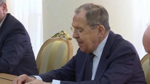 Глава МИД РФ Сергей Лавров провел переговоры туркменским коллегой Рашидом Мередовым