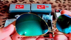 Солнечные очки Ray Ban Aviator. Рей Бен Авиаторы.