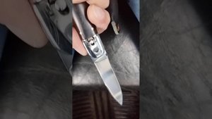 Пришел мне вот такой нож ручной работы из г. Ворсма Нож выкидной «Корсика». Сталь 95Х18 Кованая