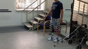 Первый урок ходьбы на протезе c-leg
