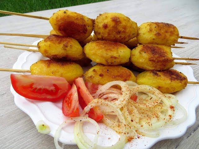 Самый Вкусный Шашлык из Картошки в духовке