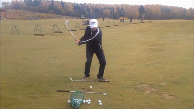 Урок по гольфу  6 - Часть 2 - Полный удар Техника - 2014 год