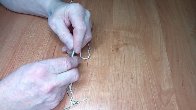Привязка поводка к основной лески.