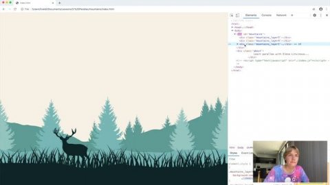Создаём красивый parallax-эффект | HTML, CSS, JS