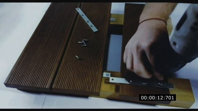 Крепление террасной доски (быстрый монтаж)