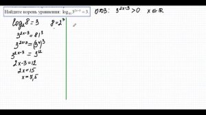 Математика профиль. Логарифмическое уравнение.