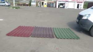 Испытание на прочность полимерного шифера в Красноярске - инновационного кровельного материала