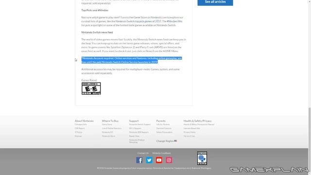 No, Nintendo Switch's Paid Online Service Hasn't Been Delayed to 2019 (Typo Alert!) смотреть онлайн