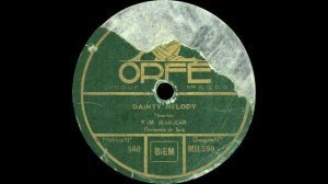 Orchestre de Jazz - Dainty Melody - c. 1933