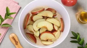 Диетический пирог с яблоками и овсяными хлопьями