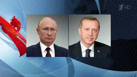 Владимир Путин поговорил по телефону с президентом Турции Реджепом Тайипом Эрдоганом