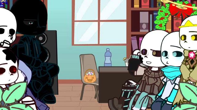 -реакция сансов АУ на- ~Найтмер в Fnf~ - смотреть онлайн