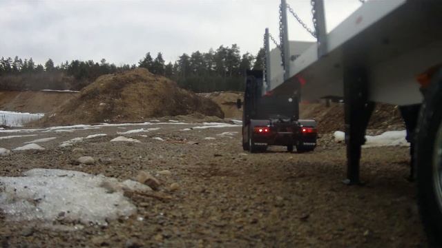Tamiya Volvo FH12 play in sand RC Truck смотреть онлайн