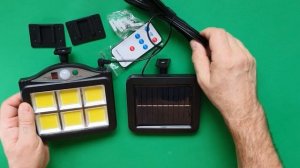 Уличный фонарь с выносной солнечной панелью COB 120 LED