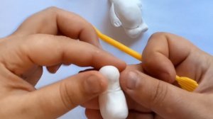 DIY/ Простая СОБАКА из ПОЛИМЕРНОЙ ГЛИНЫ/ DOG from POLYMERIC CLAY
