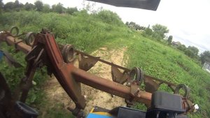 Окучивание картофеля трактором мТз.