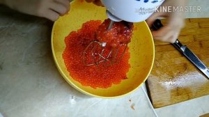 Грохочем икру миксером