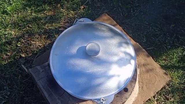 Жаркое из свинины с овощами. Готовим на костре в казане.