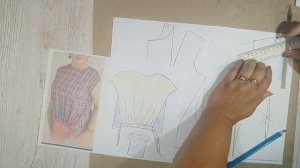 ВЫКРОЙКА.Блузка на ВСЕ Размеры.  НЕСТАНДАРТНОЕ РЕШЕНИЕ.Уроки Моделирования