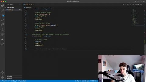 Simon Says in Python | Coding Tutorial