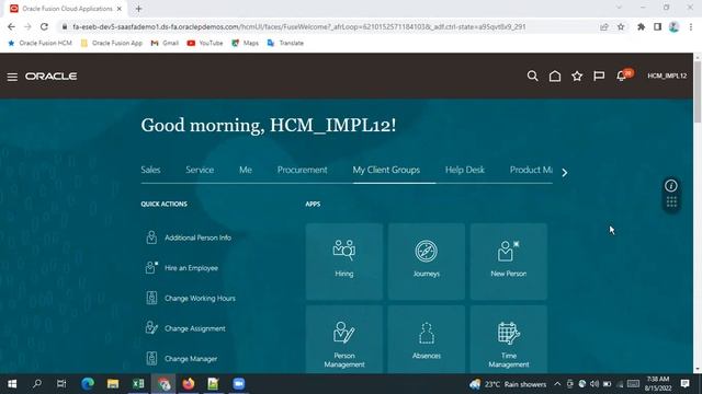 Oracle Fusion HCM Techno Functional Demo Class - 2 | BY KUMAR | TRIOTECH | 15th Aug 2022 смотреть онлайн