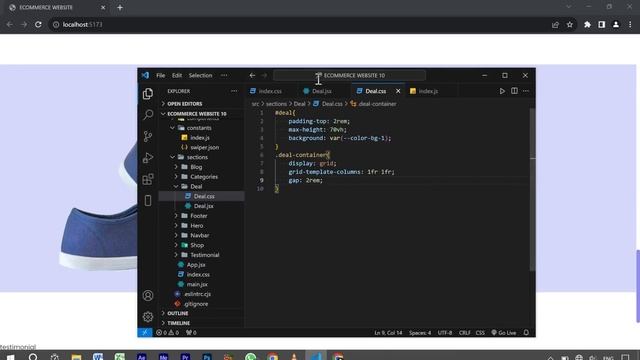 Create an Ecommerce Website Using React - Create Website Using React смотреть онлайн