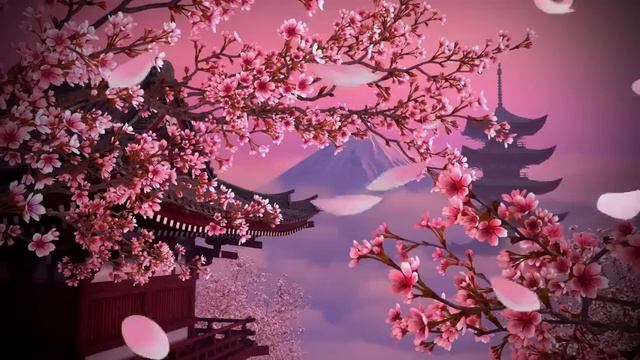 Beautiful Japanese Music For Relaxation - Sakura Blossoms - Japanese Koto Music