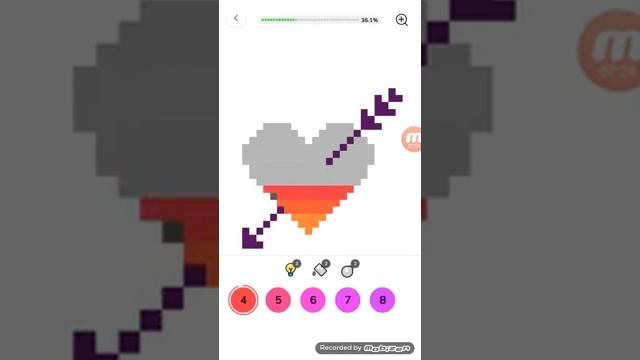 моё игровое видео.Игра:Раскрась по номерам смотреть онлайн