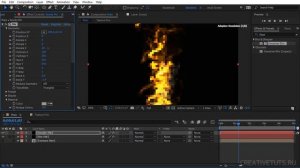 Огонь и дым с Trapcode Mir в After Effects (Fire and Smoke with Trapcode Mir)