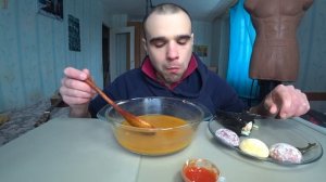 МУКБАНГ ТОМ ЯМ С КРЕВЕТКОЙ СУП / ОНИГИРИ / МОТИ ( МОЧИ) НА ДЕСЕРТ/ ОБЖОР/ EATING Mukbang ASMR / АСМР