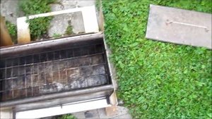 Мобильная Коптильня на газу и процесс копчения рыбы
