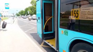 Автобус 155 маршрут МАЗ-203 38163 Супермаркет О'Кей