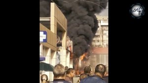 Пожар в Шахтах 12.10.20. Рынок. Поджог?! Съемки очевидцев.