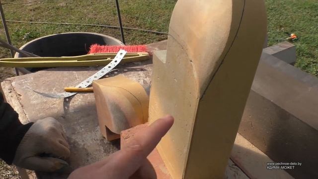 277. Облицовка банной печи Тройка кирпичем лоде. Процесс работы. смотреть онлайн