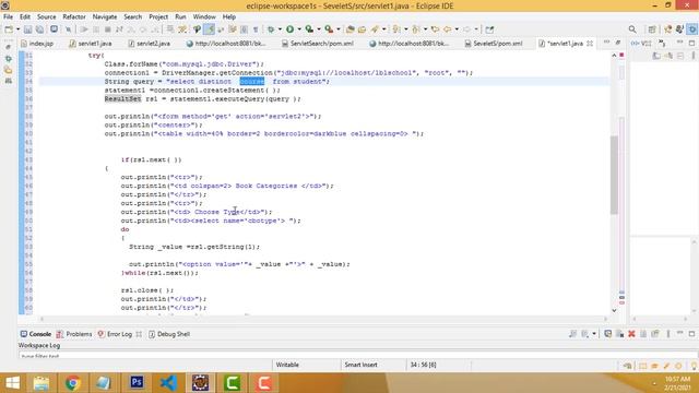 Servlet Search records using Mysql смотреть онлайн
