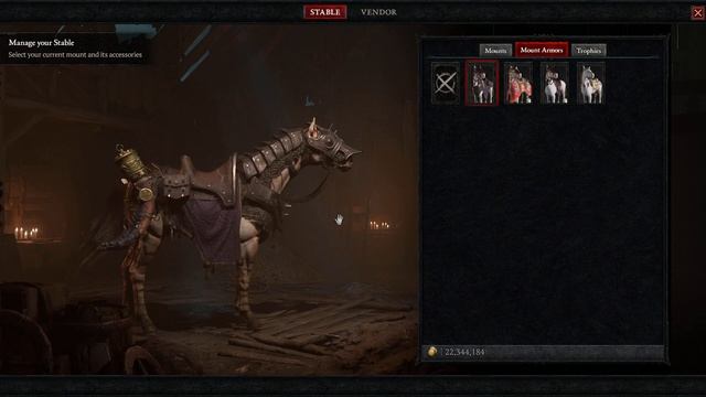 Diablo 4 Brigandine Barding - Cosmetic Horse Armor смотреть онлайн