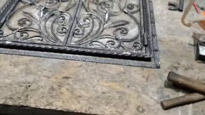 кованая каминная решётка