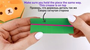 Оригами Бургер Мишка из бумаги | Игрушка пружинка из бумаги | Origami Paper Burger Toy