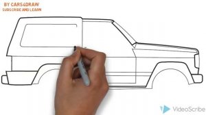 How to Draw a Nissan Patrol 3 / Как нарисовать Nissan Patrol 3