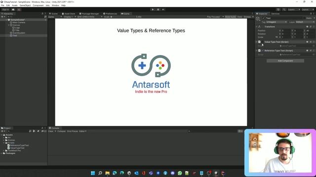 C# Programming Basics for Unity - Value Type and Reference Type Variables