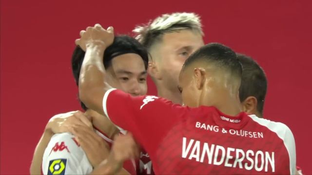 Goal Aleksandr GOLOVIN (36' - ASM) AS MONACO - RC LENS (3-0) 23/24