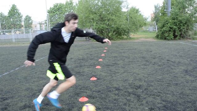 Основные упражнения для развития дриблинга | Дриблинг в футболе смотреть онлайн