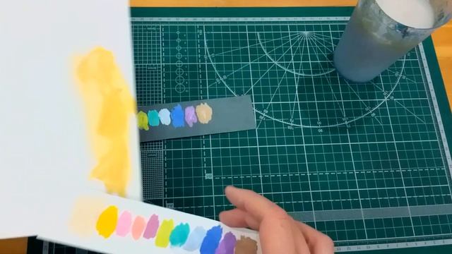 Тестирую пастельную гуашь Малевич! Speedpaint смотреть онлайн