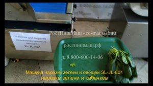 Нарезка зелени и кабачка на  SL-JL-801