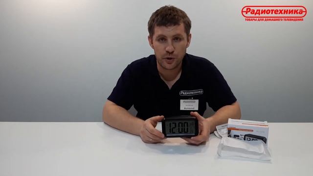 Электронные часы, Будильник, с датчиком температуры. Просто и понятно. смотреть онлайн