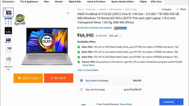 Best value for money ASUS VivoBook K15 OLED variant price specs and availability смотреть онлайн