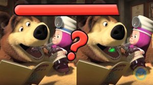 Masha and The Bear | Spot The Difference | Fun Game For Kids