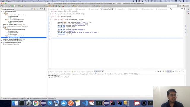 Immutable Class