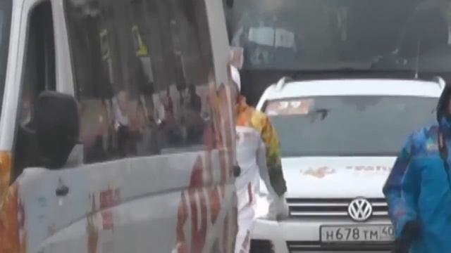 Олимпийский огонь в Липецке смотреть онлайн