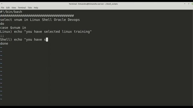 Linux|Select Loop|Shell Scripting смотреть онлайн